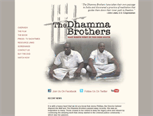 Tablet Screenshot of dhammabrothers.com